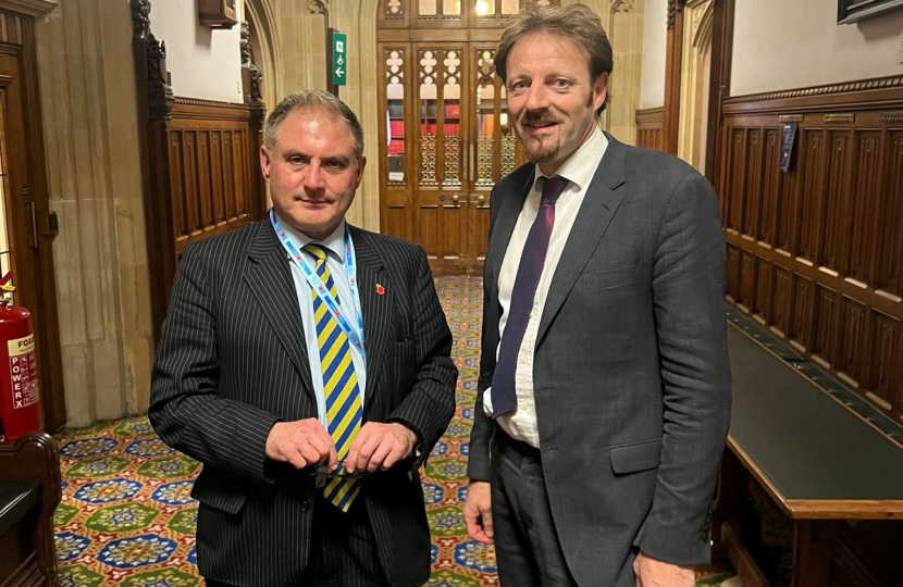 Jack Meets with Derek Thomas MP, Chairman of the APPG for Brain Tumours