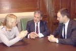 Meeting with Justine Greening with Luke Hall