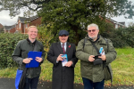 Jack campaigning in Emersons Green with local conservatives