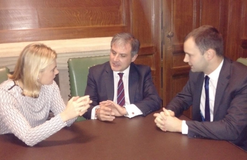 Meeting with Justine Greening with Luke Hall