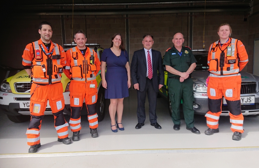 Visiting the Great Western Air Ambulance Base in Almondsbury
