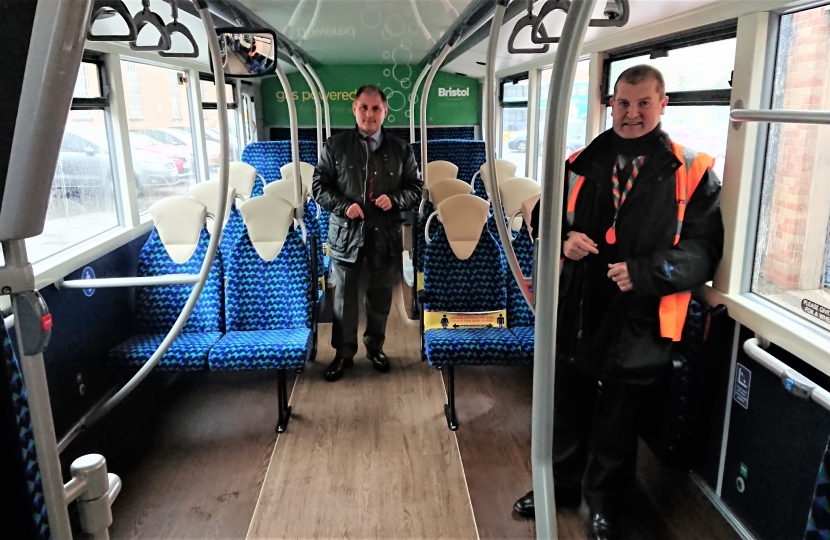 new bio methane powered bus