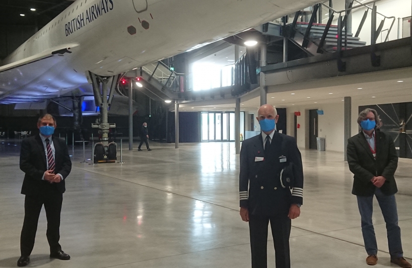 Concorde's droop nose demo!