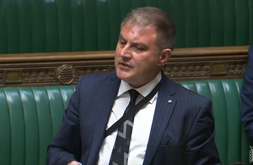 Jack Lopresti MP in the House of Commons, 20th September 2021