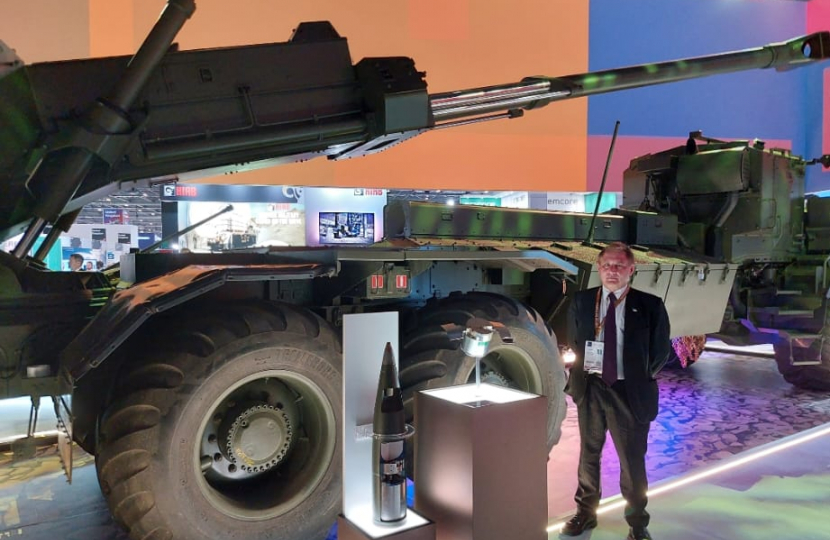 Jack at DSEI conference.