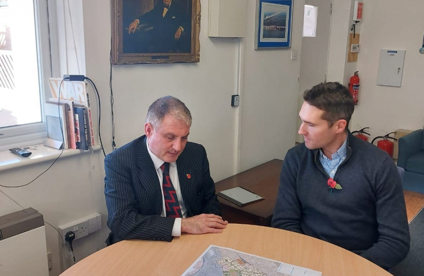 Jack meeting with Peter Brown from Estrans Limited