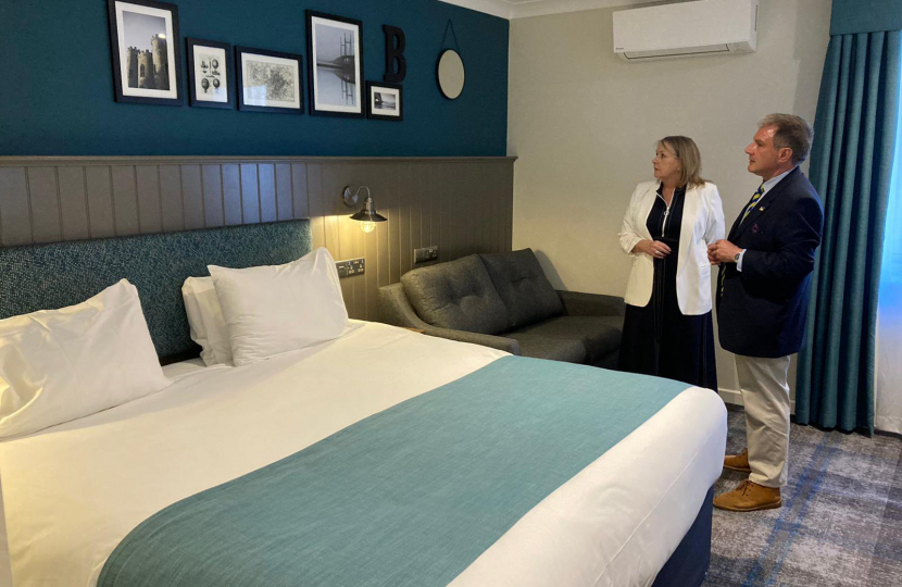 Newly refurbished rooms