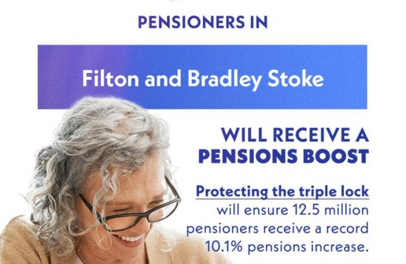 Pensions boost