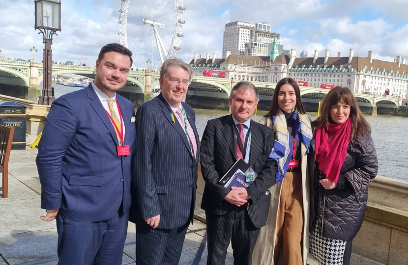 Ukrainian MPs at Westminster 