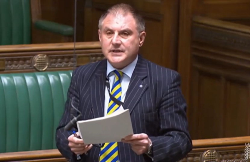 Jack Lopresti speaking in Parliament during the Budget Debate.