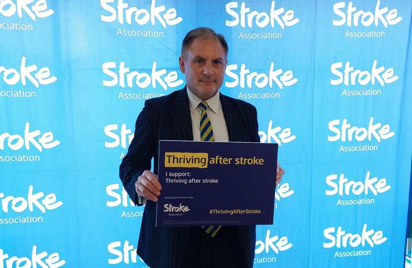 Jack at the World Stroke Day Reception