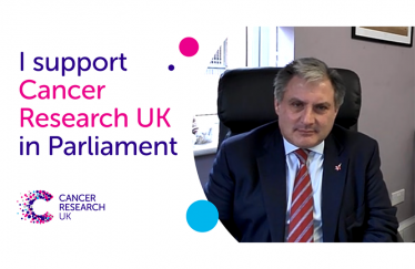 Jack Lopresti supports Cancer Research UK in Parliament