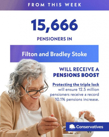 Pensions boost