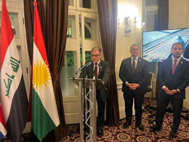 Jack Lopresti MP speaks at Kurdish reception